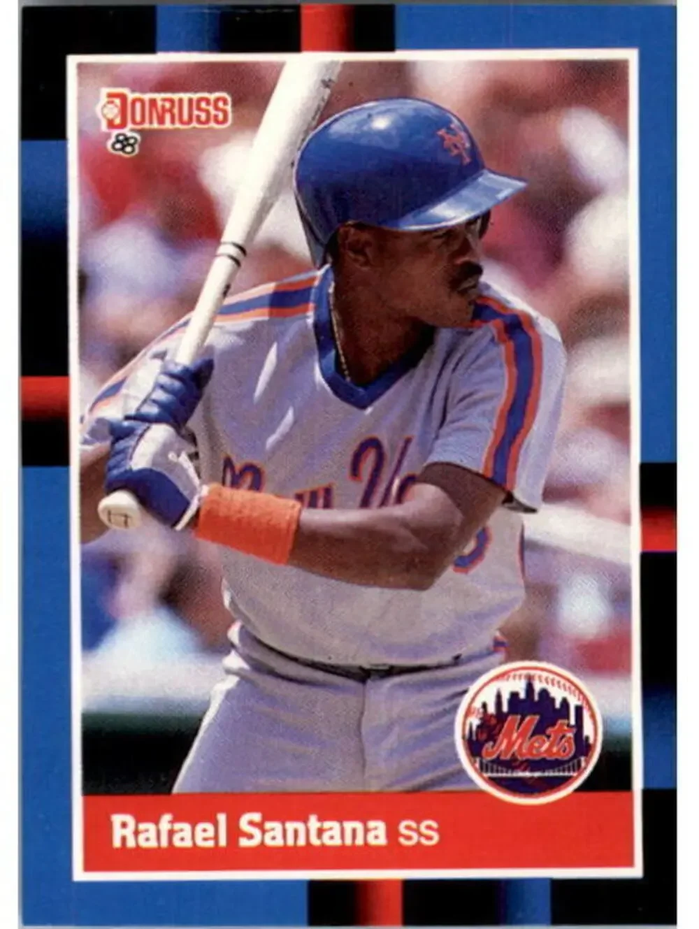 1988 Rafael Santana Donruss Baseball Card #633